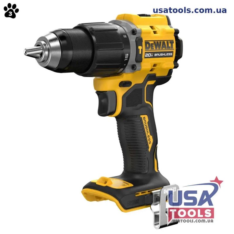 Дриль-шурупокрут ударний безщітковий 77 нм 18/20В Li DeWALT DCD799B (без акб) — фото 2