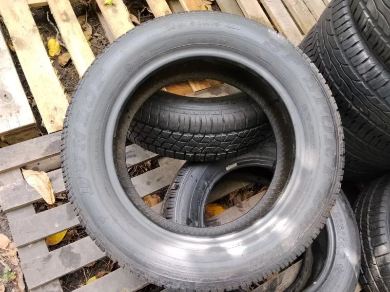 Dunlop 195 60 r15 2шт  шини всесезонні б'у резина гума з Європи — фото 5