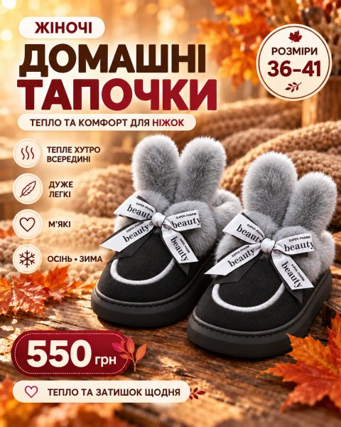 Дуже мʼякі тапочки