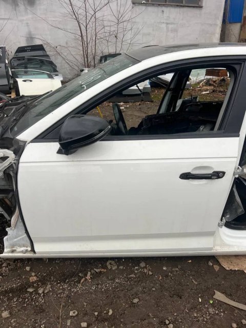Двері передні ліві audi a4 b9, дверь передняя левая ауди а4 б9, белая