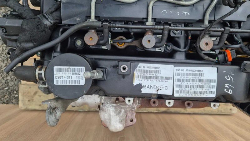 Двигатель SsangYong Korando C 2.0 Xdi Мотор OM 671.950 Двигун — фото 7