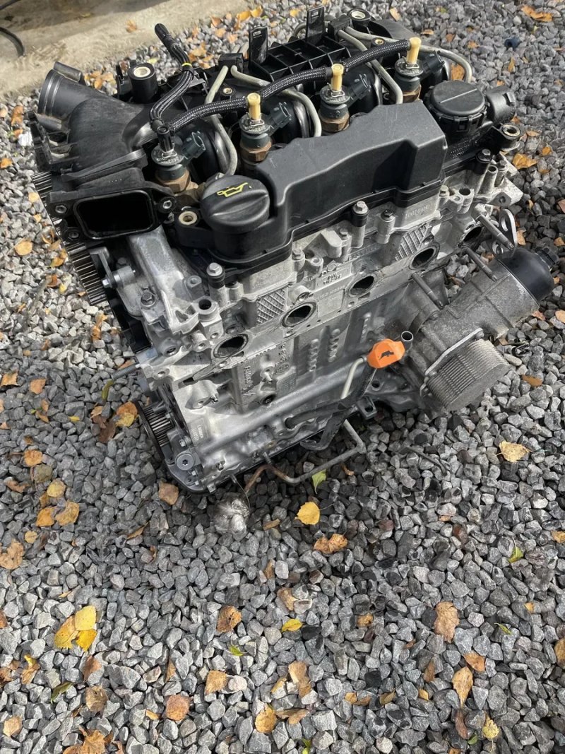 Двигун 1.6 9Hz євро 4 16клапанів Мотор 1,6hdi DV6TE4 Пежо Сітроен — фото 5