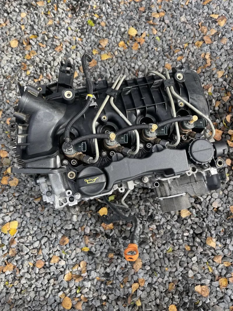 Двигун 1.6 9Hz євро 4 16клапанів Мотор 1,6hdi DV6TE4 Пежо Сітроен — фото 6