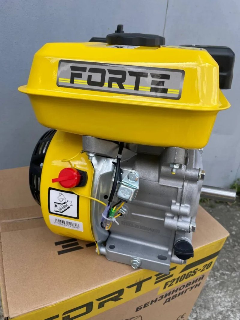 Двигун бензиновий FORTE F210GS-20 — фото 2