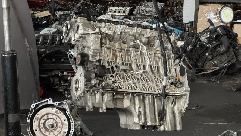 Двигун BMW M57N2 3.0 дизель, мотор M57N2, M57 3.0d, BMW E53 E60 E61 E70 E90 E91 E92 E93, дизельний двигун, мотор без навісного — фото 2