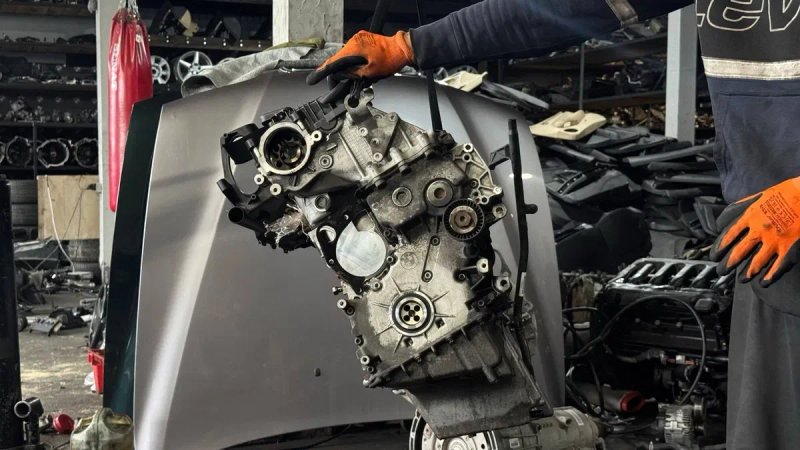 Двигун BMW M57N2 3.0 дизель, мотор M57N2, M57 3.0d, BMW E53 E60 E61 E70 E90 E91 E92 E93, дизельний двигун, мотор без навісного — фото 6