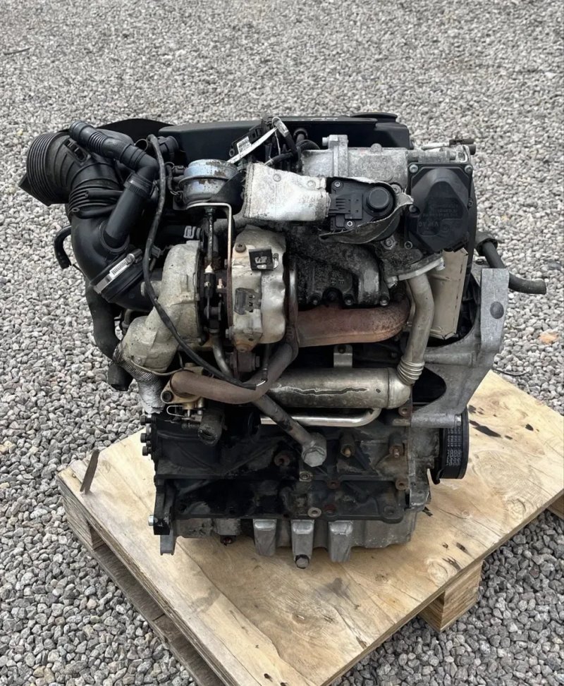 Двигун в зборі комплектний Пассат В6 2.0 TDi BMM  Volkswagen Мотор Фольксваген Passat B6 Touran 1 Superb 2 Двигатель 180ткм — фото 2