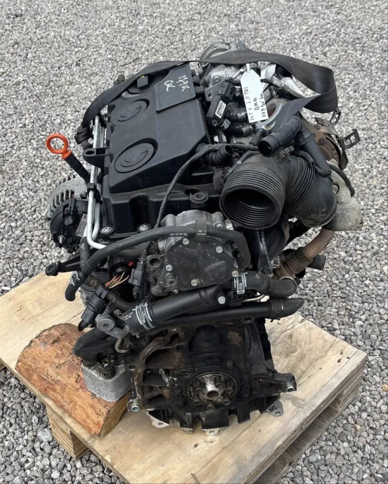 Двигун в зборі комплектний Пассат В6 2.0 TDi BMM  Volkswagen Мотор Фольксваген Passat B6 Touran 1 Superb 2 Двигатель 180ткм — фото 3
