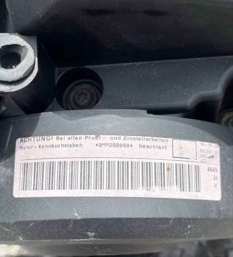 Двигун в зборі комплектний Пассат В6 2.0 TDi BMM  Volkswagen Мотор Фольксваген Passat B6 Touran 1 Superb 2 Двигатель 180ткм — фото 7
