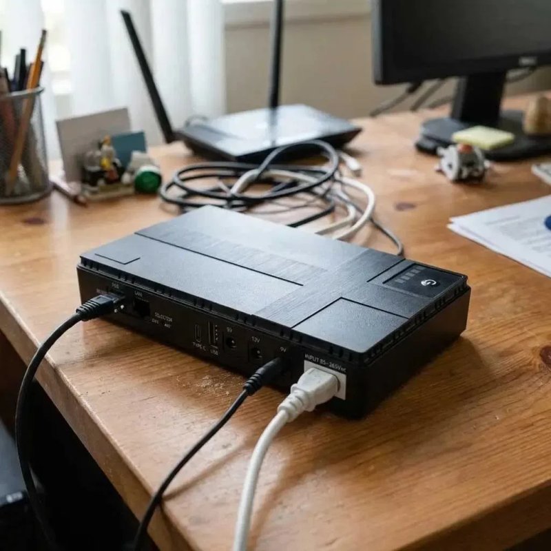 Джерело Безперебійного Живлення ДБЖ/UPS DC Ібп для роутера 5V, 9V і 12V Безперебійне живлення для роутера 20800 мА·год 45 Вт — фото 3