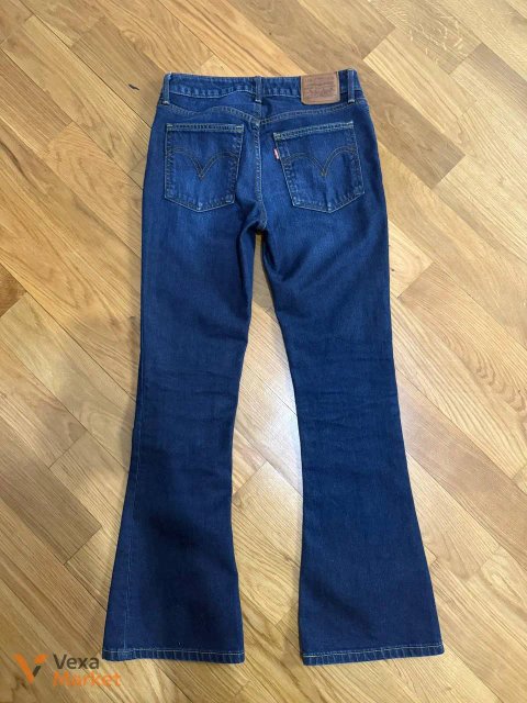 Джинси Levi's Premium Low Slim Boot сині 34 розмір