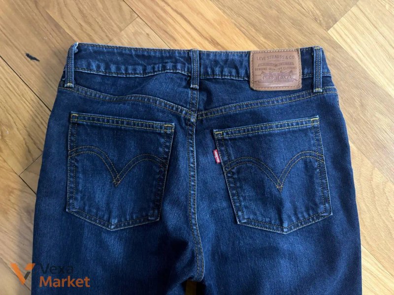 Джинси Levi's Premium Low Slim Boot сині 34 розмір — фото 2