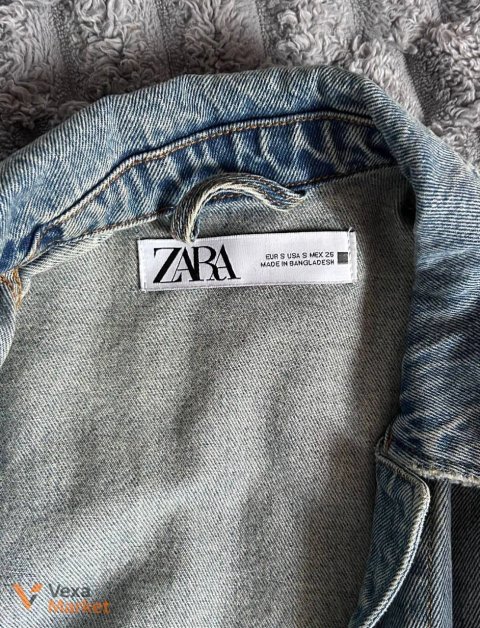 Джинсовка Zara оверсайз