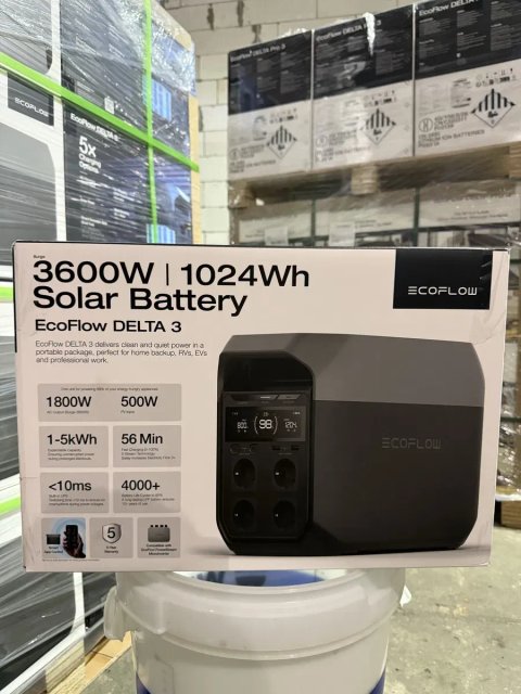 Ecoflow Delta 3 1800W В НАЯВНОСТІ