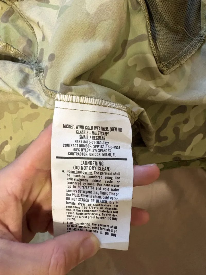 Ecwcs level 4 multicam jacket cold wind куртка мультикам лвл левел — фото 3