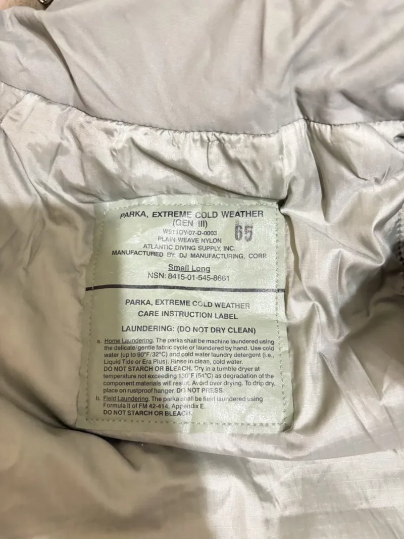 Ecwcs level 7 winter jacket зимова куртка еквакс левел лвл США НАТО USA NATO — фото 3