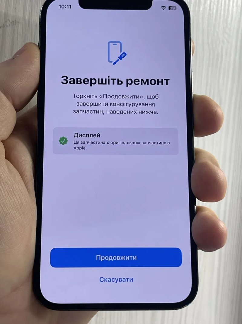 Экран снятый iPhone 12 / Pro оригинал дисплей модуль оригинальный оригінальний оригінал ремонт встановлення установка заміна скло монітор тач — фото 2