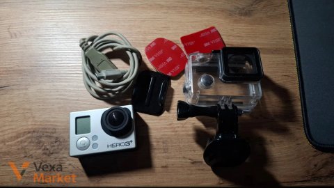 Екшн-камера GoPro HERO3+ Black Edition з аквабоксом та кріпленням