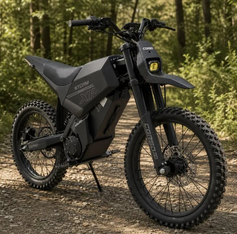 Електромотоцикл Новий Corso Storm XR 2500W Гарантія 3 роки Електробайк Електричний діртбайк Доставка — фото 7