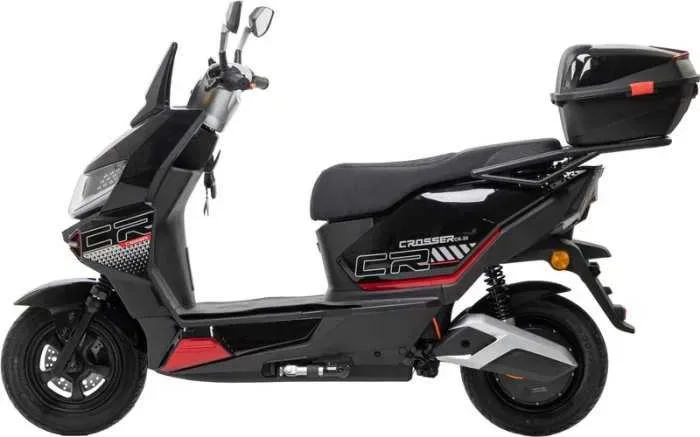 Електроскутер Crosser CR-20 2500W 72V 24Ah Графенові акб 2025 - Чорний — фото 4