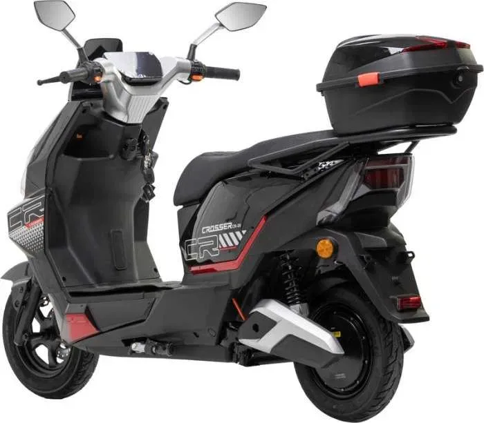 Електроскутер Crosser CR-20 2500W 72V 24Ah Графенові акб 2025 - Чорний — фото 5