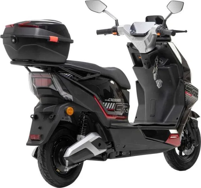Електроскутер Crosser CR-20 2500W 72V 24Ah Графенові акб 2025 - Чорний — фото 7