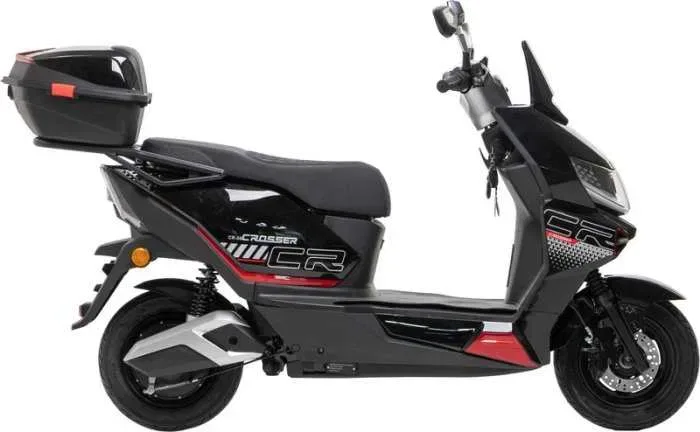 Електроскутер Crosser CR-20 2500W 72V 24Ah Графенові акб 2025 - Чорний — фото 8