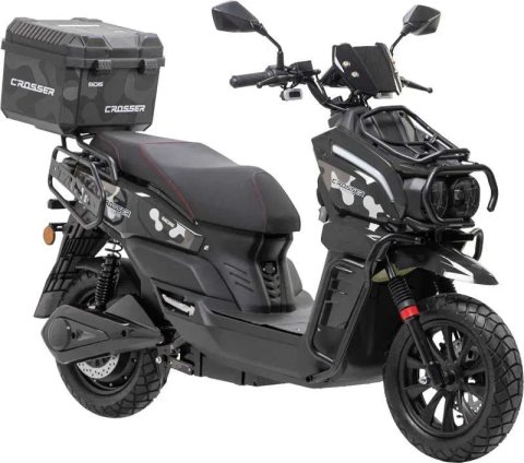 Електроскутер Crosser CR-21 2500W (графенові акб 72V/35Ah) - Чорний