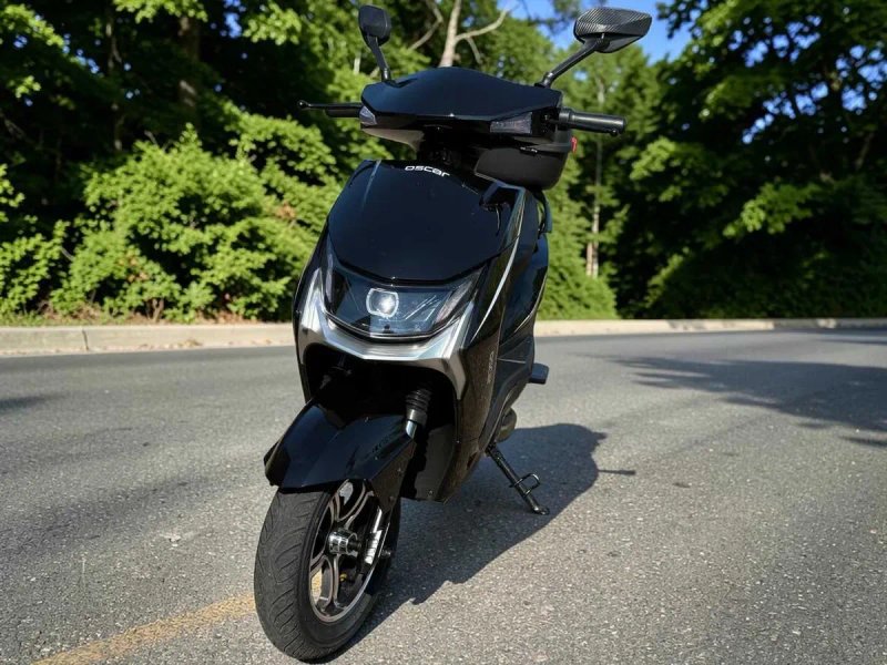 Електроскутер Oscar Mirage GT-15 1500W 72V 25Ah графен чорний двомісний — фото 4