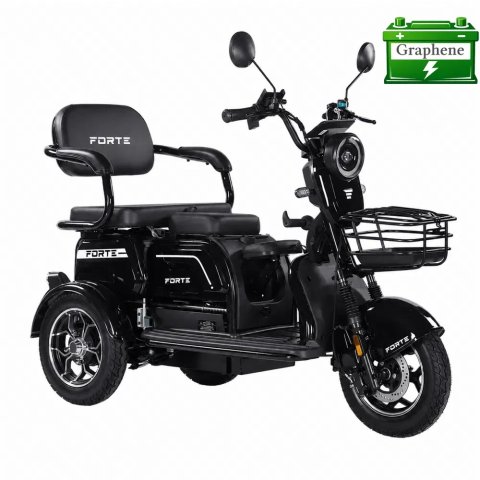 Електроскутер триколісний Forte FAMILY-WN1072G 1000W Графен! Гарантія! Новий!