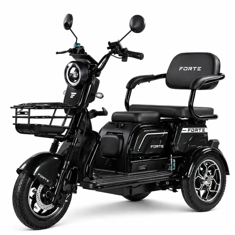 Електроскутер триколісний Forte FAMILY-WN1072G 1000W Графен! Гарантія! Новий! — фото 2