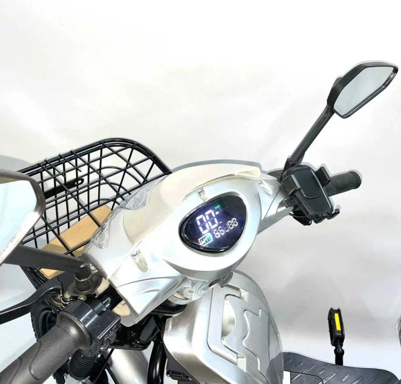 Електровелосипед Crosser E-Delta 800W 60V/15Ah 17 колеса - Сірий — фото 4