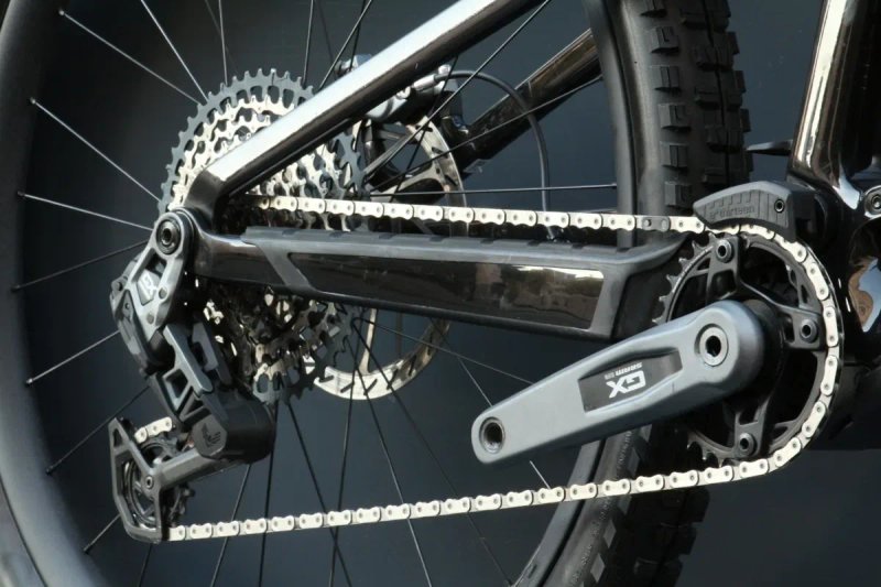 Електровелосипед Trek Fuel EXe 9.8 GX AXS T-Type (тестовий пробіг). Двопідвісний гірський карбоновий carbon найнер — фото 4