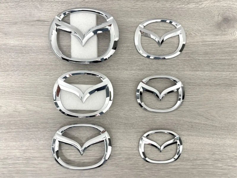 Емблема MAZDA МАЗДА значок на решітку багажник руль 3 6 CX-5 CX-7 CX — фото 2