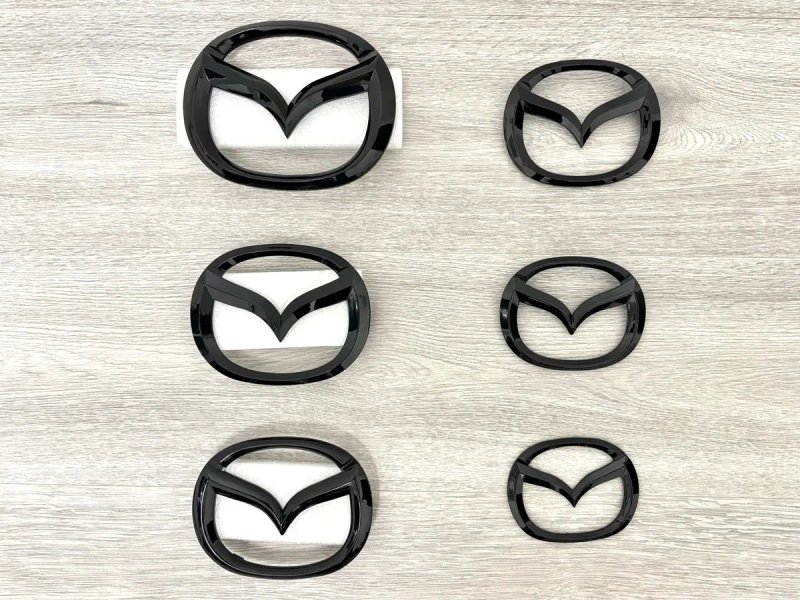 Емблема MAZDA МАЗДА значок на решітку багажник руль 3 6 CX-5 CX-7 CX — фото 3