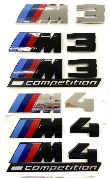 Емблема шильдик BMW M3 M4 M5 X3M X4M X5M X6M competition — фото 3