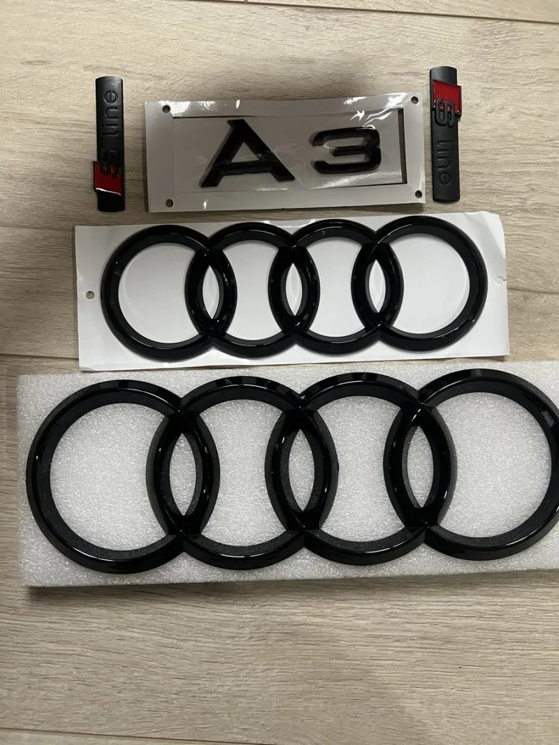 Емблема шильдик логотип значок Audi A4 S4 b6 b7 b8 b9 S-line — фото 3
