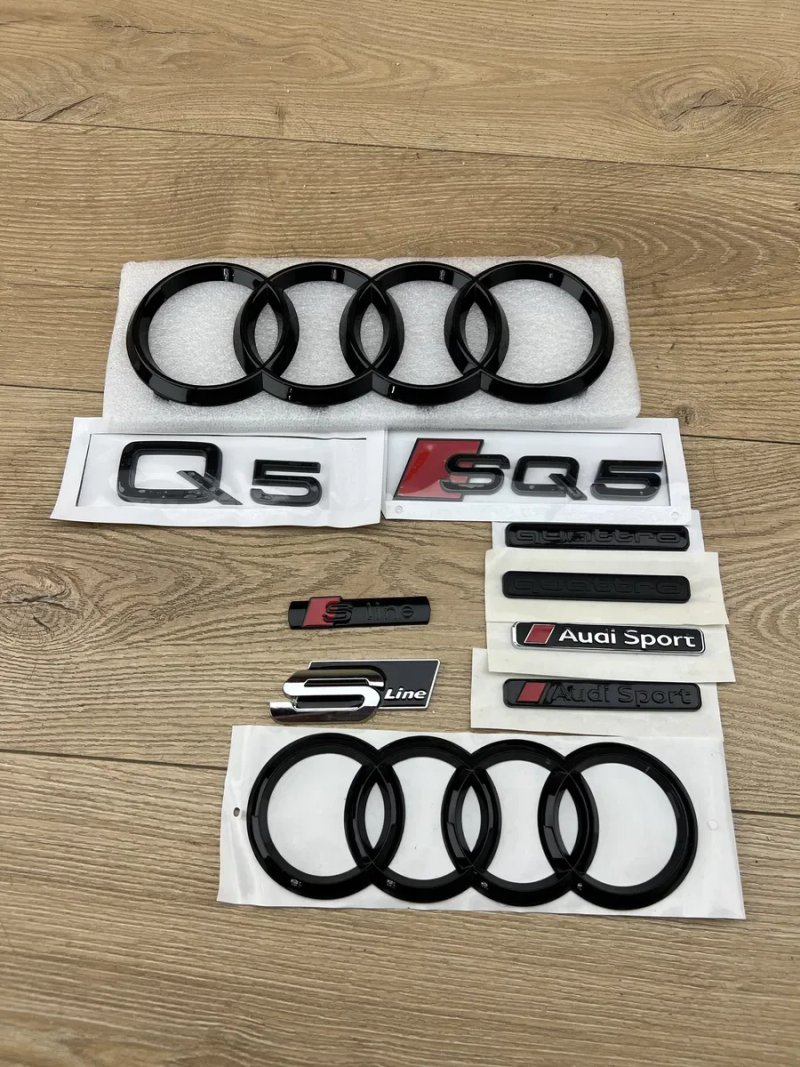 Емблема шильдик логотип значок Audi A4 S4 b6 b7 b8 b9 S-line — фото 6