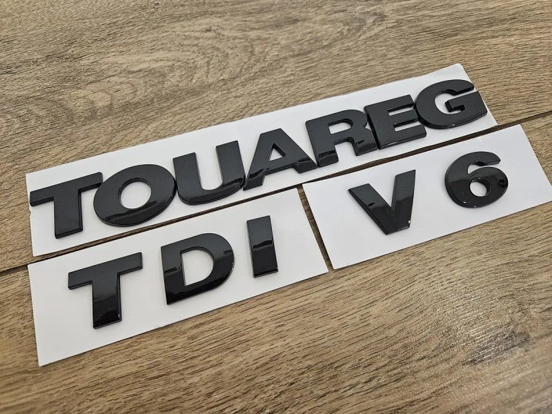 Емблема шильдик значок VW Touareg V6 V8 TDI — фото 4