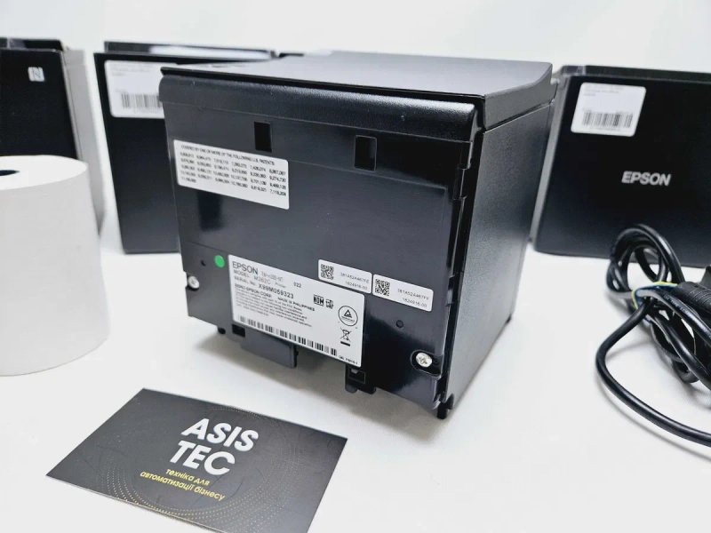 EPSON TM-M30III термопринтер чеків 80мм з автообрізкою, USB/LAN 205мм/с type-C, microSD — фото 4