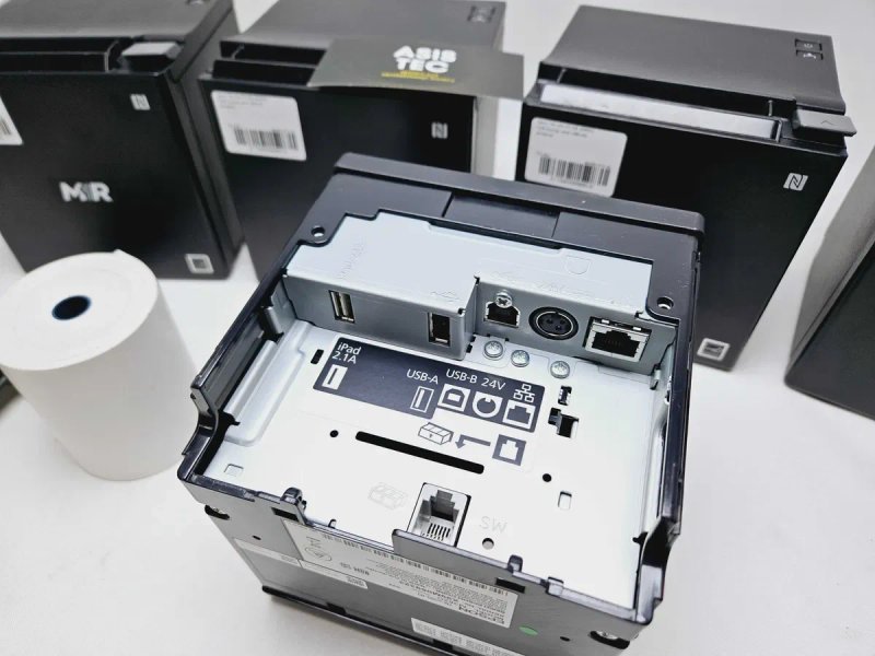 EPSON TM-M30III термопринтер чеків 80мм з автообрізкою, USB/LAN 205мм/с type-C, microSD — фото 5