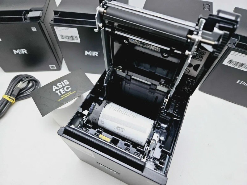 EPSON TM-M30III термопринтер чеків 80мм з автообрізкою, USB/LAN 205мм/с type-C, microSD — фото 6