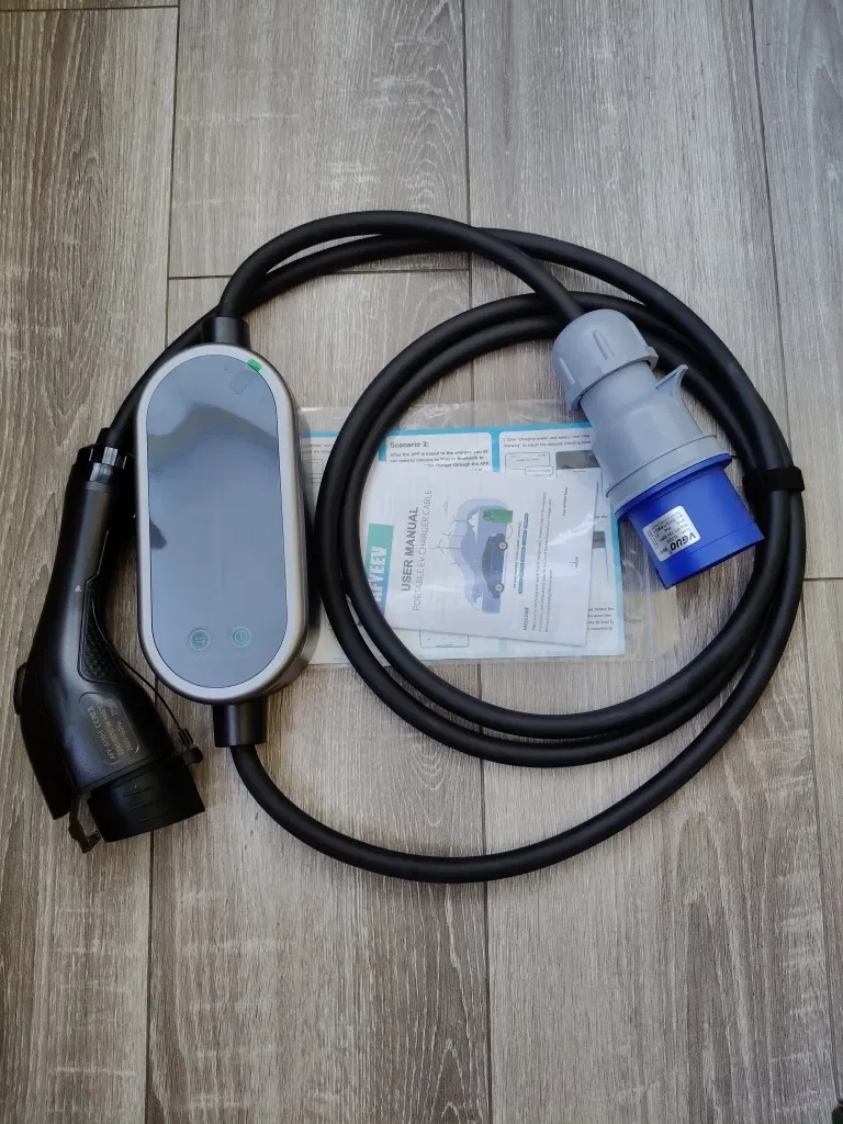 EV Charger 32A 7.2kW AFYEEV — зарядний пристрій Wi-Fi Type 1 J1772 Type 2 GBT Tesla регулювання 6–32А — фото 2