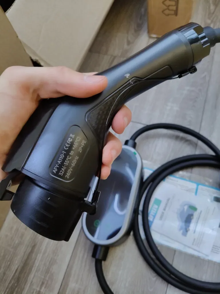 EV Charger 32A 7.2kW AFYEEV — зарядний пристрій Wi-Fi Type 1 J1772 Type 2 GBT Tesla регулювання 6–32А — фото 4