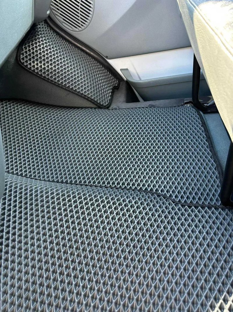 EVA коврики в салон для Ford Transit 2006-2013 ворсовые/экокожа/ гума / Автоковрики для форд транзит/коврики на форд транзіт/килимки для форд транзіт — фото 5