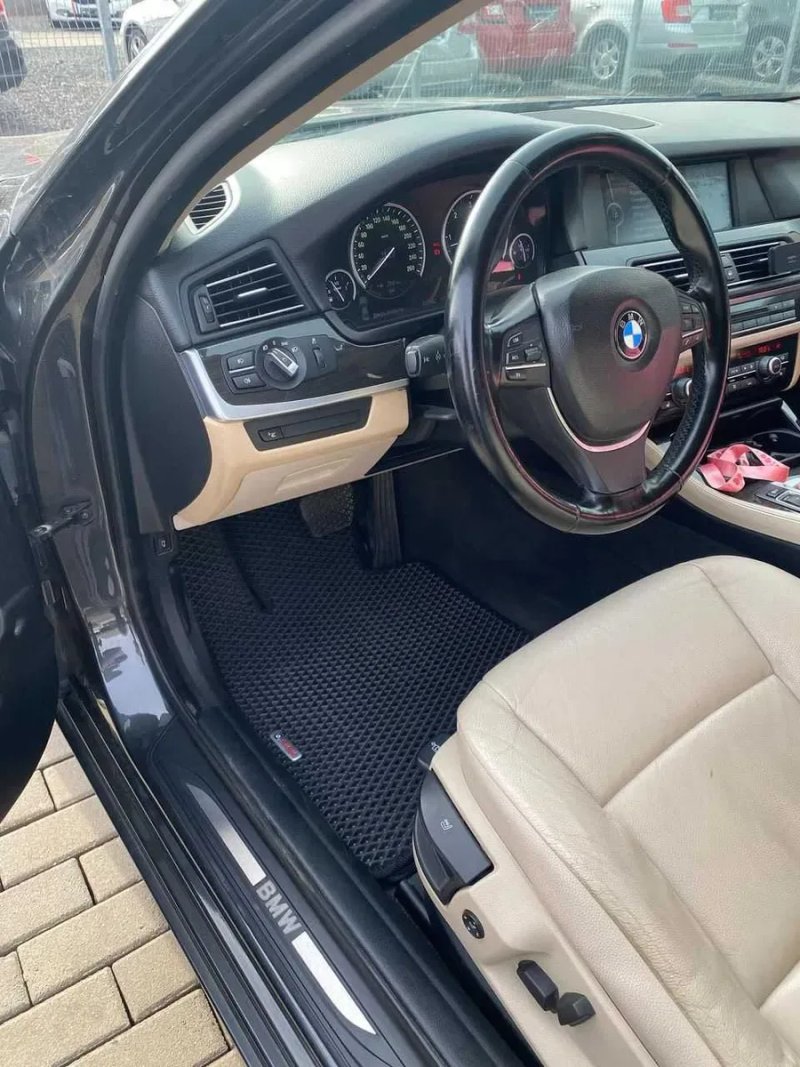 EVA ЄВА Килимки в авто та багажник BMW 3 5 X3 X5 E46 E39 E70 F30 G20 +2 ЛОГО — фото 3