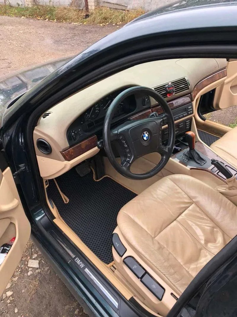 EVA ЄВА Килимки в авто та багажник BMW 3 5 X3 X5 E46 E39 E70 F30 G20 +2 ЛОГО — фото 7