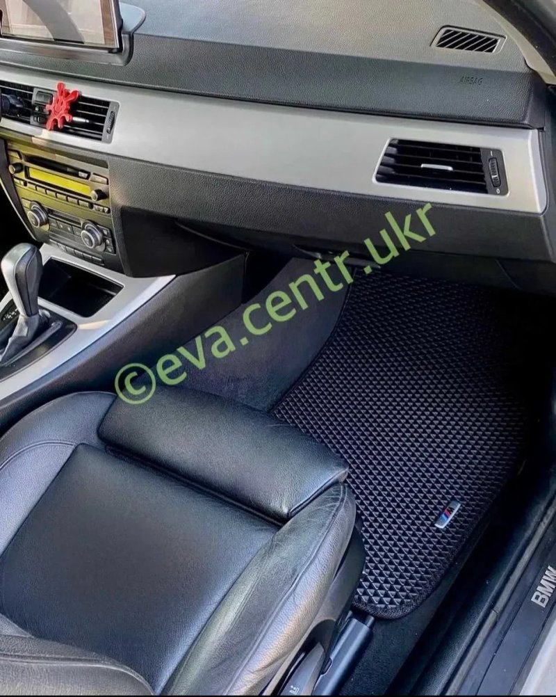 EVA ЄВА Килимки в авто та багажник BMW 3 5 X3 X5 E46 E39 E70 F30 G20 +2 ЛОГО — фото 8