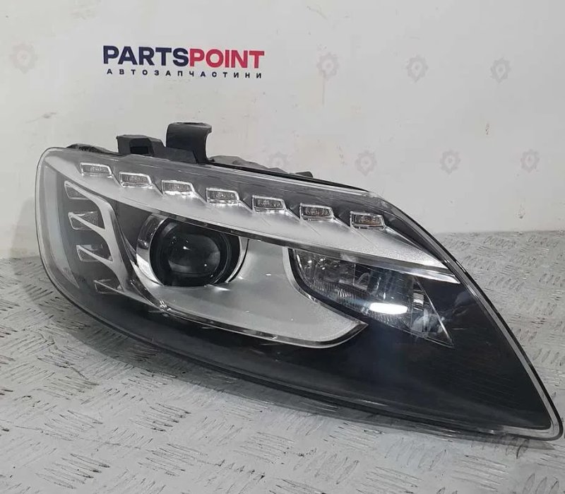 Фара передня права BI-XENON + LED DRL Audi Q7 2010-2015 оригінал — фото 4