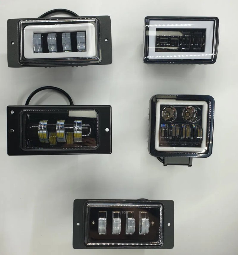 Фара Светодиодная с линзами СТГ туманка LED ПТФ мощностью 45W 50w 75w — фото 6